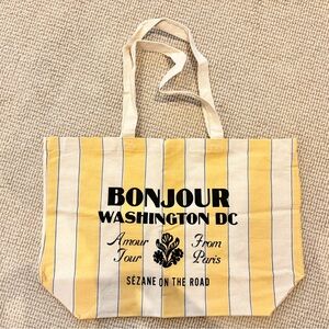 Sézane Striped Tote Bag